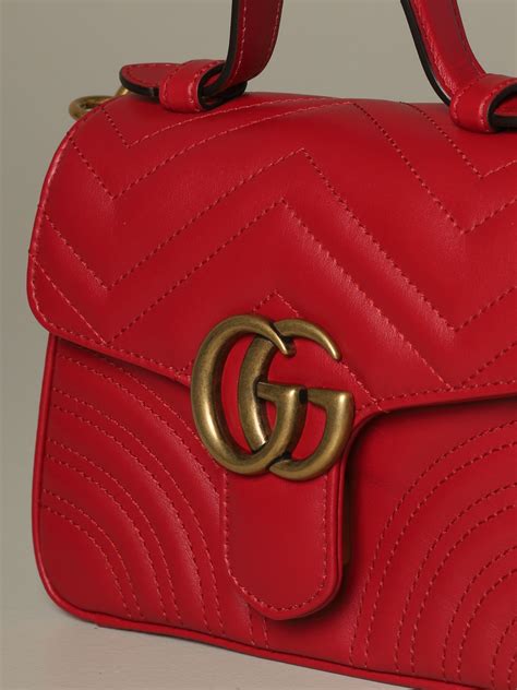 gucci crossbody red bag|crossbody Gucci side bag.